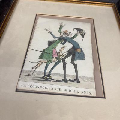 Antique Illustration Framed