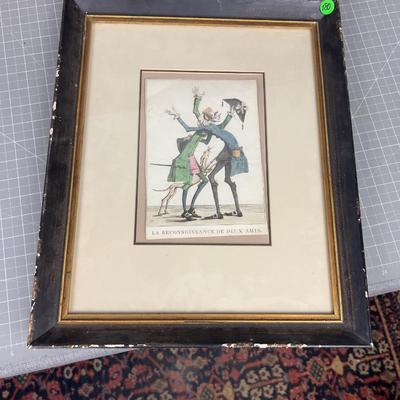 Antique Illustration Framed
