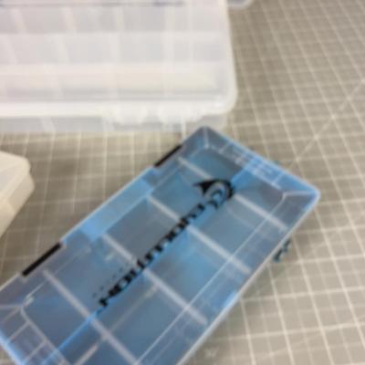 Tackle Boxes & Parts Bins for Organizing! 