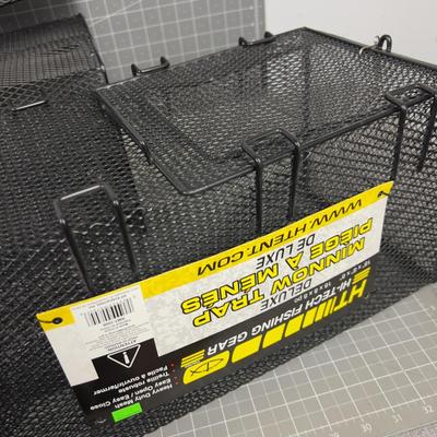 3 MINNOW Crawdad Traps