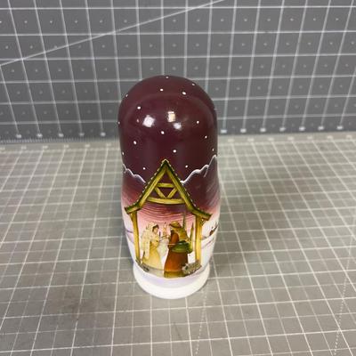 Nativity Nesting Scene (5) Dolls