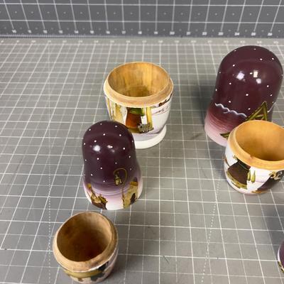 Nativity Nesting Scene (5) Dolls