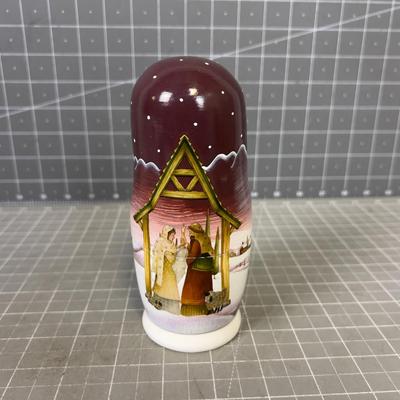 Nativity Nesting Scene (5) Dolls