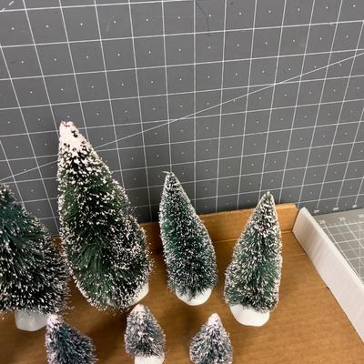 Putz Style Trees (about 12) 