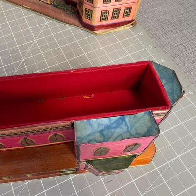 (12) Absolutely Fabulous Hand Painted Detailed Straw like Village