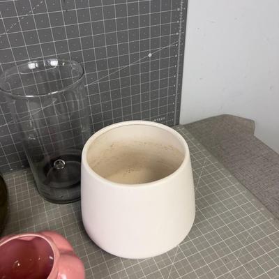Vases Planters Mixed Lot 