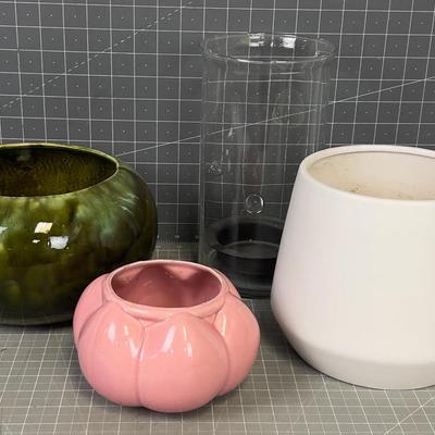 Vases Planters Mixed Lot 