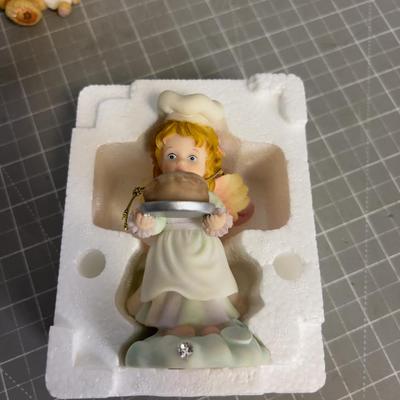 (3) Decorative Figurines, Precious Moment etc. 