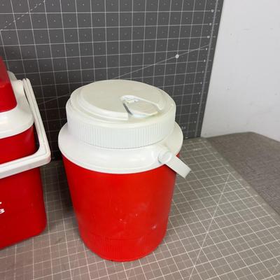 Cooler and Water Jug