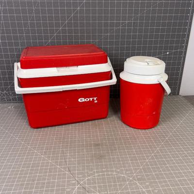 Cooler and Water Jug