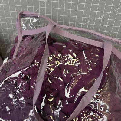 Fleece, Wine & Lavender Color Queen Sheet and Pillowcase