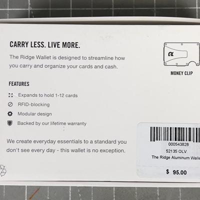 The Ridge Aluminum Wallet 