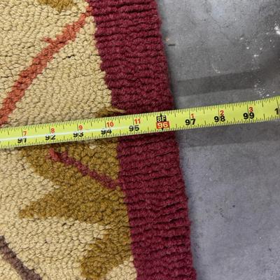 Large Area Rug 8' x 10' Leaf Pattern 