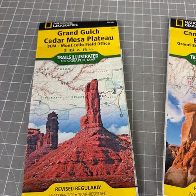 3 Utah TRAIL Maps 