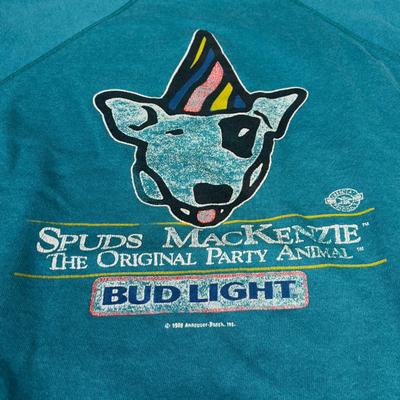 SPUDS MACKENZIE Sweat Shirt OMG!!! 