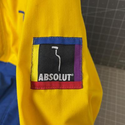 ABSOLUTE Vodka Color Block Jacket, XL, Collector Item