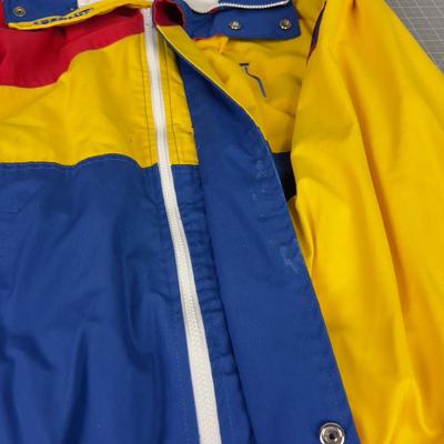 ABSOLUTE Vodka Color Block Jacket, XL, Collector Item