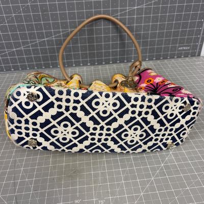 Spartina Natural Linen Tropical Handbag 
