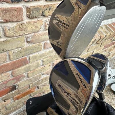 Tommy Armour Golf Clubs & Carrier