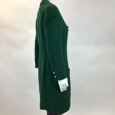 515 Vintage CHANEL Boutique Evergreen Coat Dress
