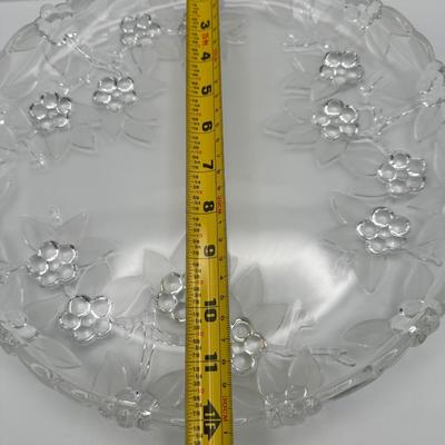 Walther Glass Mikasa Carmen 12.5” Dish / Plate