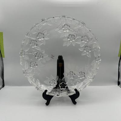 Walther Glass Mikasa Carmen 12.5” Dish / Plate