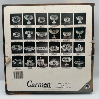 Walther Glass Mikasa Carmen 12.5” Dish / Plate