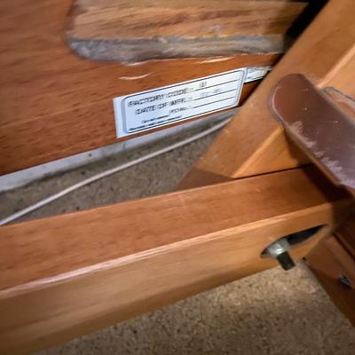 Wooden Futon Frame with Mattress (D-BM)