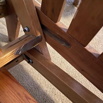 Wooden Futon Frame with Mattress (D-BM)