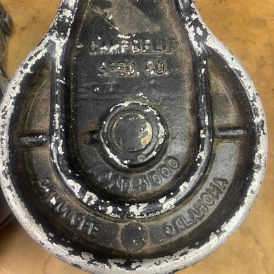 Two Campbell Aluminum Pulleys (B1-MG)