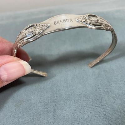 Vintage Sterling Silver Spoon Bracelet