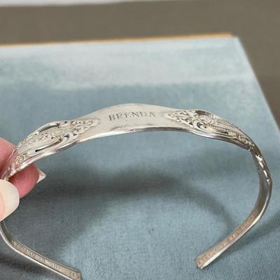 Vintage Sterling Silver Spoon Bracelet