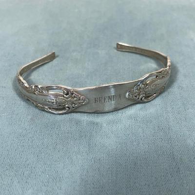 Vintage Sterling Silver Spoon Bracelet