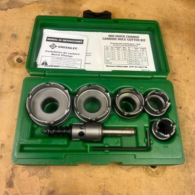 Greenlee Carbide Hole Cutter Kit & Drill Driver Kit (B1-MG)