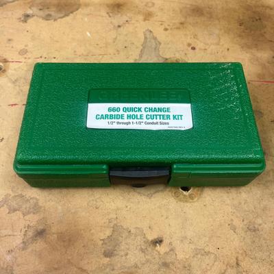 Greenlee Carbide Hole Cutter Kit & Drill Driver Kit (B1-MG)