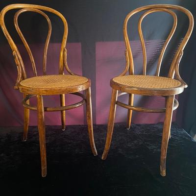 Pair of Jacob & Josef Kohn Bentwood Shell Chairs (D-BM)