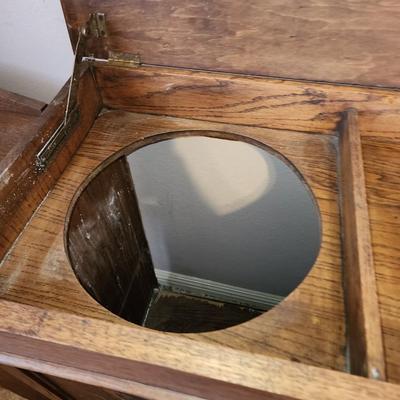 Antique cabinet.