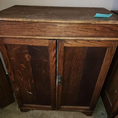 Antique cabinet.