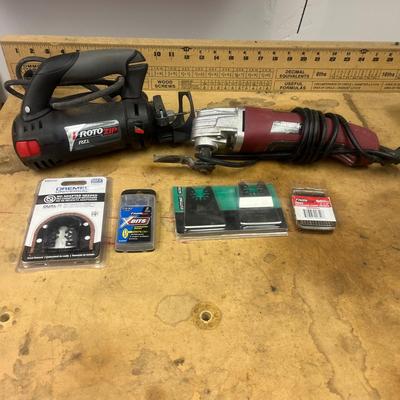 Root Zip Saw & Chicago Electrics Oscillating Power Tool (B1-MG)