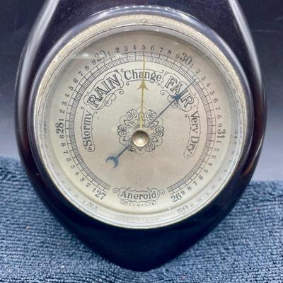 Vintage ATCO 1663 German Aneroid Barometer Weather Station