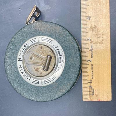 Vintage Lufkin Ni-Clad Royal 50 ft. Steel Tape Made in USA