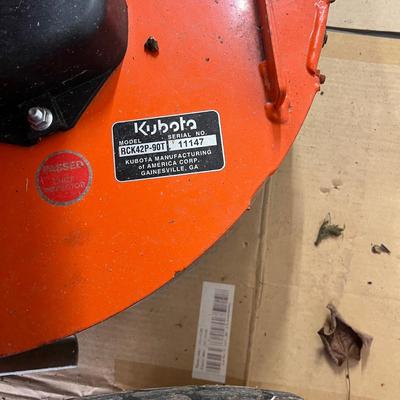 Kubota 42” Riding Mower With Fabricated Deck (SF-MG)