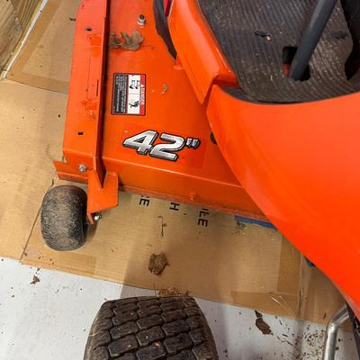 Kubota 42” Riding Mower With Fabricated Deck (SF-MG)