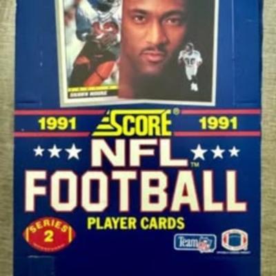 Sale Photo Thumbnail #48: 1991 SCORE NFL WAX BOX