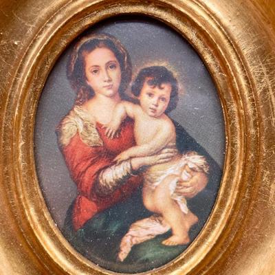 Framed Art: Madonna with Child by Murillo Print