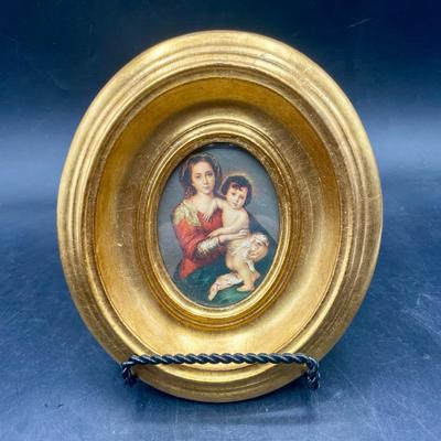 Framed Art: Madonna with Child by Murillo Print