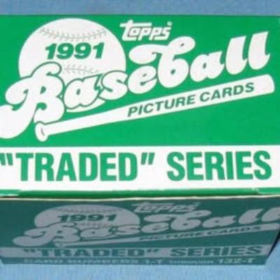 Sale Photo Thumbnail #56: 1991 TOPPS TRADED