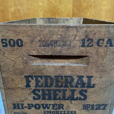 Federal cartridge corporation, small arms, ammunition box