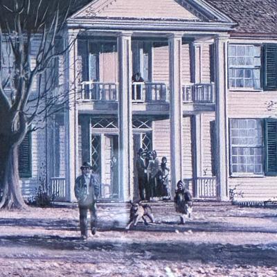 Framed Artwork of The Sam Davis Home, Smyrna, Tennessee