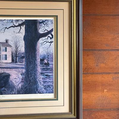 Framed Artwork of The Sam Davis Home, Smyrna, Tennessee
